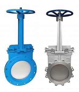 刀型閘閥 PZ73X—10R  DN100 PN10（配反法蘭、