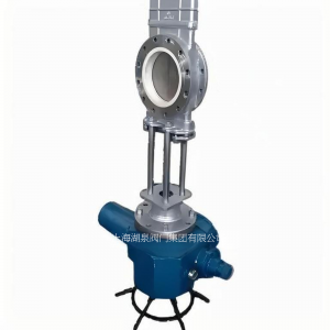 穿透式電動刀閘閥Z973X/H?-10  DN200，DN25